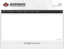 Tablet Screenshot of micromaticph.com